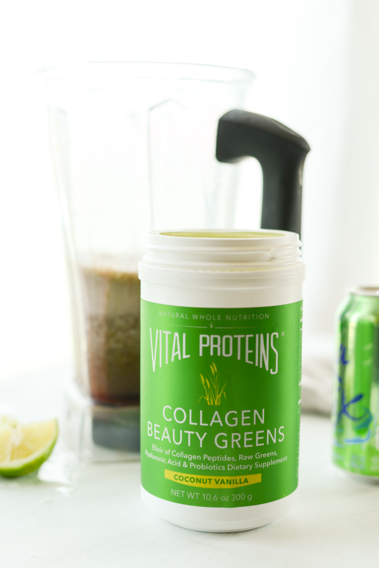 Homemade Green Electrolyte Energy Drink | simplerootswellness.com #collagen #stayvital #electrolytes #energydrink