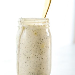 2-Minute Healthy Dairy-Free Ranch Dressing | simplerootswellness.com #ranchdressing #dairyfree #whole30 #paleo #healthy #easy