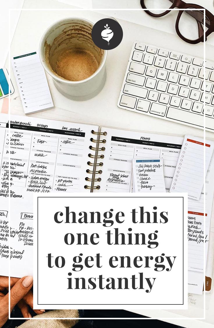 Change This One Thing To Get More Energy Instantly | simplerootswellness.com #health #energy #wellness #easy #mindset #mental #wellness